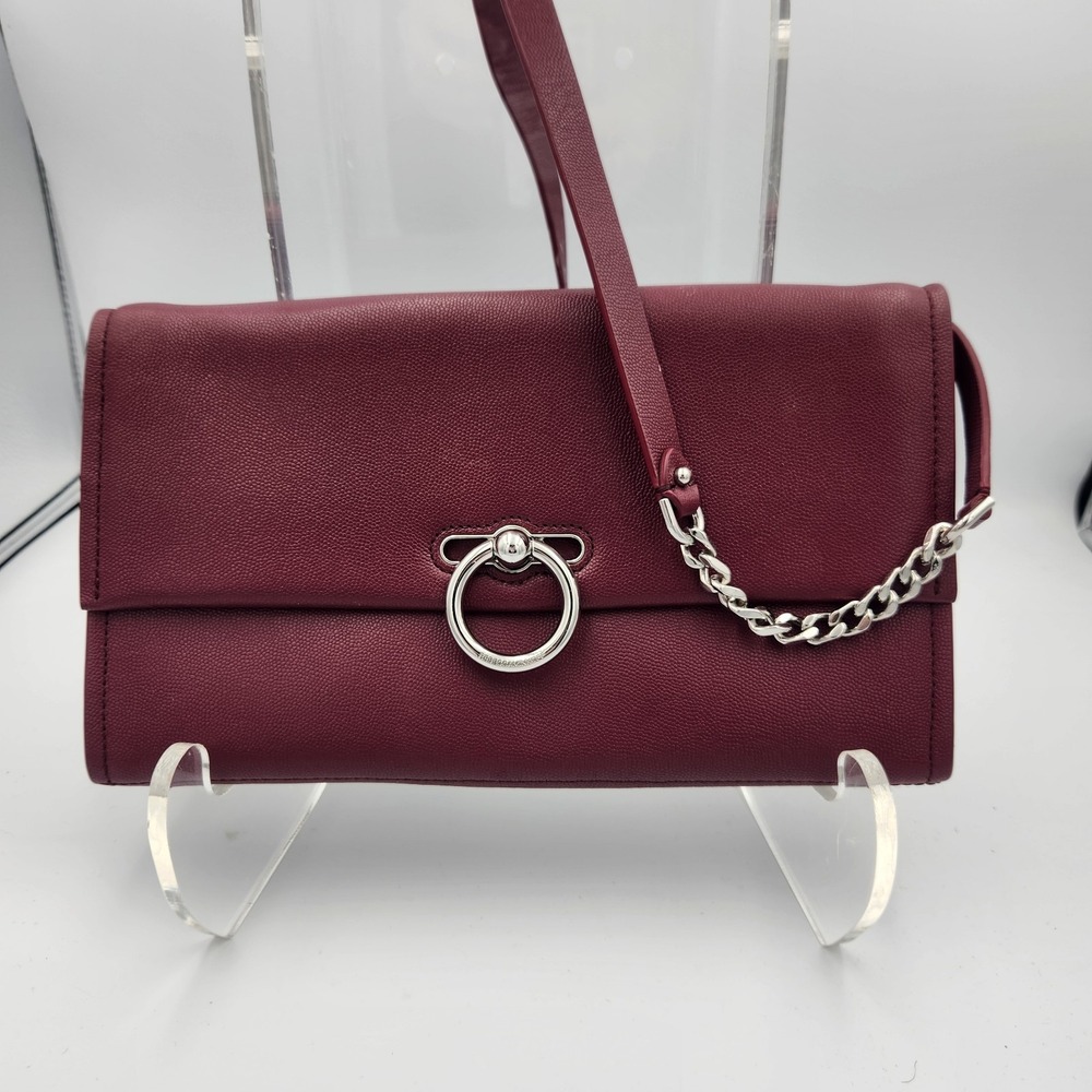 Rebecca Minkoff‎ Burgandy Jean Bordeaux Crossbody Bag